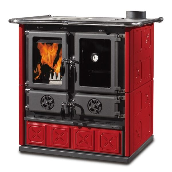 La Nordica Rosetta BII Majolica Wood Burning Cooker - Image 2