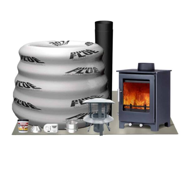 Woodford Lowry 5 Multifuel Stove Including Fitters Pack - Image 2