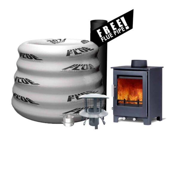 Woodford Lowry 5 Multifuel Stove Including Basic pack - Image 2