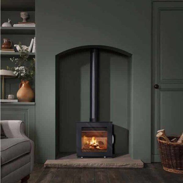 Arada M Series 5 Glass Door Woodburning Stove - Image 2