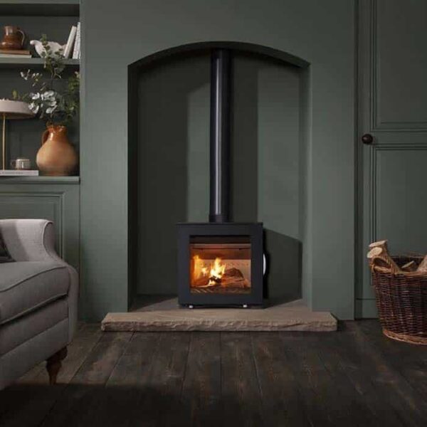 Arada M Series 5 Steel Door Woodburning Stove - Image 2