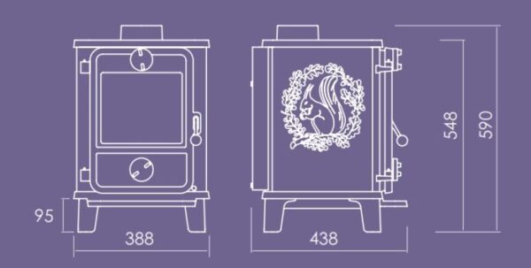 Morso 1010 Squirrel Woodburning Stove - Image 3
