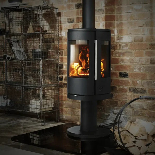 Morso 7449 Woodburning Stove with Pedestal Base - Image 2