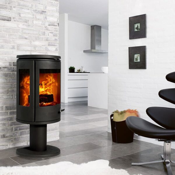 Morso 7948 Woodburning Stove with Pedestal Base - Image 3