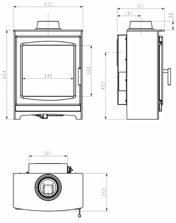 Portway Luxima Deluxe Freestanding Gas Stove - Image 4