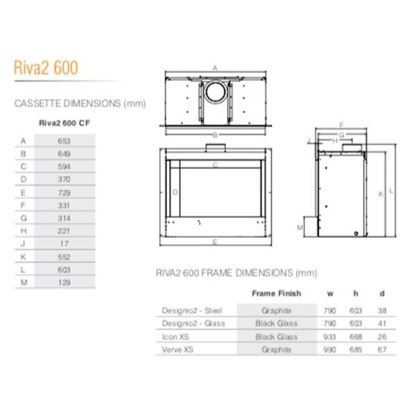 Gazco Riva2 600 Conventional Flue Gas/LPG - Image 6