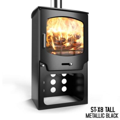 Saltfire ST-X8 Tall Wood Burning & Multi-Fuel Stove
