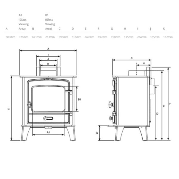 Stovax County 8 Woodburner - Image 4