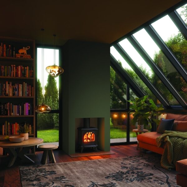 Stovax Huntingdon 20 Eco Multifuel Tracery Door - Image 3