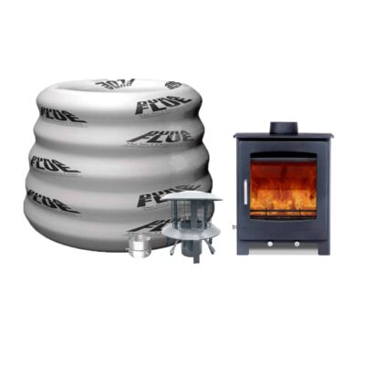 Woodford Turing 5X Multifuel Stove Including Basic Pack