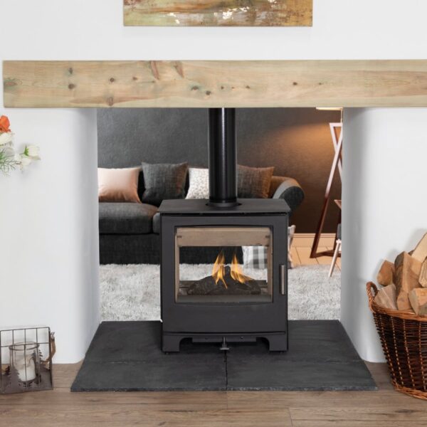 Mendip Woodland SE Double Sided Woodburning Stove - Image 2