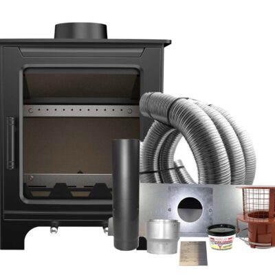 Bennie 5 Wood Burning Stove With Schiedel Fitting Kit