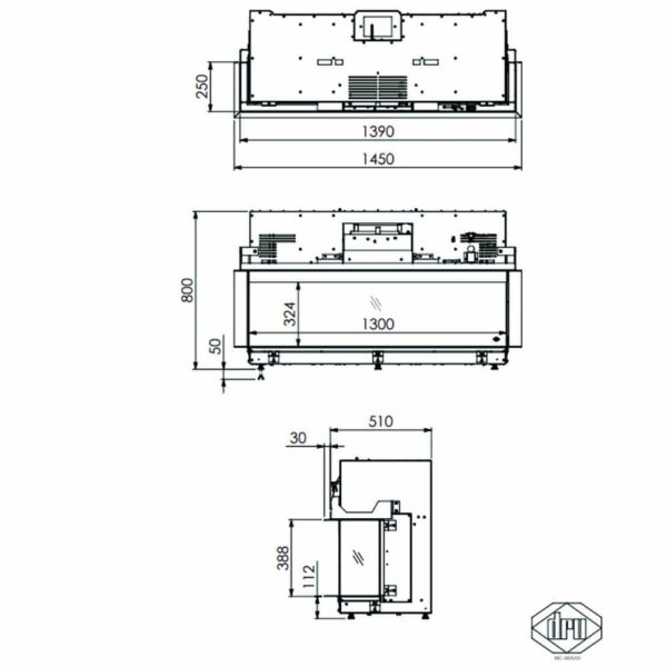 DRU Virtuo 130/3 Evolve Electric Stove - Image 4