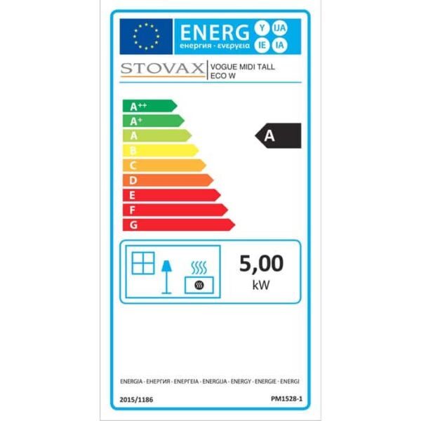 Stovax Vogue Midi Tall  Eco Woodburner - Image 5
