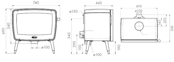 Dovre Vintage 50 Woodburning Stove - Image 6