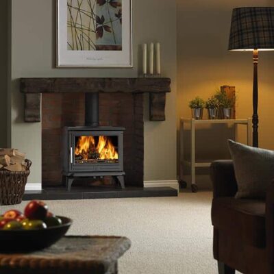 ACR Rowandale Matt Black Cast Iron Multifuel