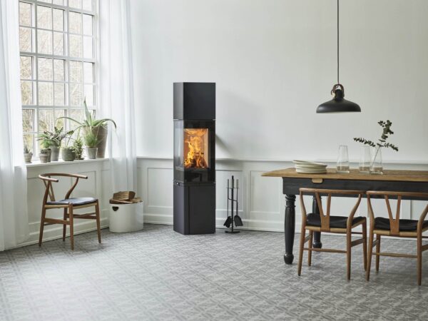Scan 80-4 Prism Black High Woodburning Stove - Image 2
