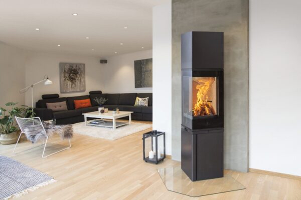 Scan 80-4 Prism Black High Woodburning Stove