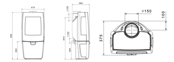 Dovre Sense 203 Woodburning Stove - Image 4