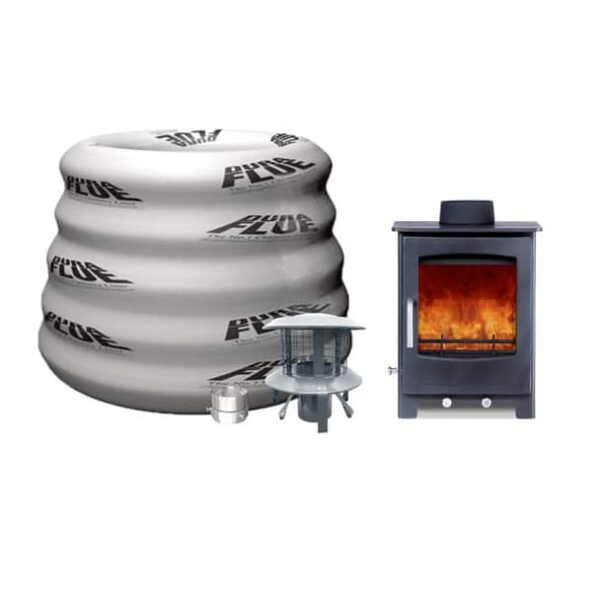 Woodford Turing 5 Multifuel Stove Including Basic Pack