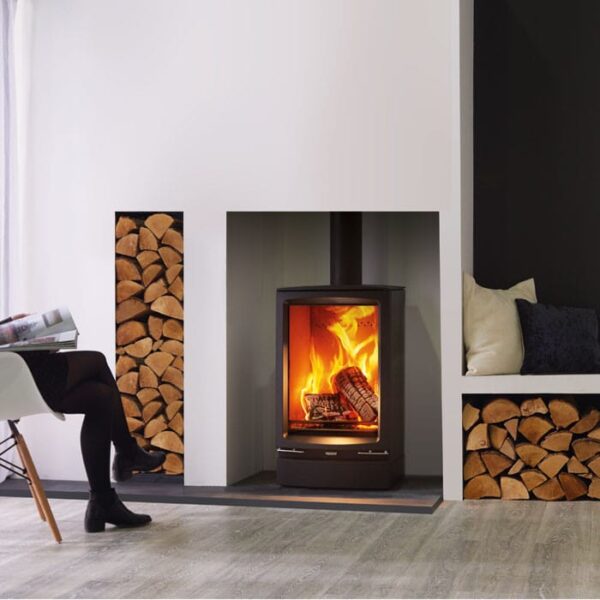 Stovax Vogue Midi Tall  Eco Woodburner - Image 3