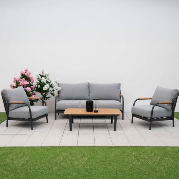 Nova Ashley Lounging Sofa Set With Rectangular Coffee table