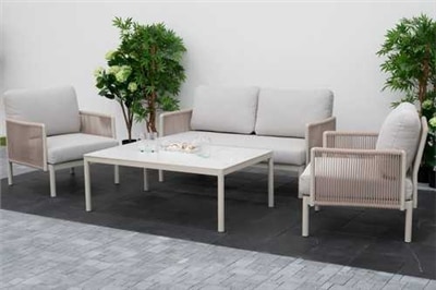 Nova Hayden 2 Seater Sofa Lounge Set With Rectangular Coffee table