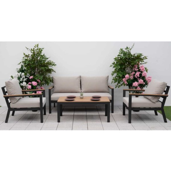 Nova Heidi 2 Seater Sofa Set With Rectangular Coffee Table