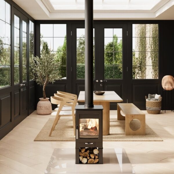 Parkray Aspect 4 Double Sided Woodburning Stove - Image 3