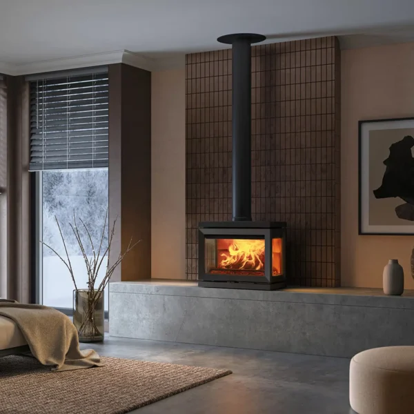 Jotul F520 Woodburner With Low Base