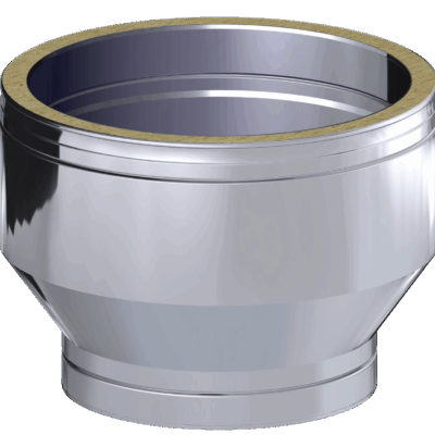 Dinak DW Design Twin Wall Reducer/Increaser Stainless Steel