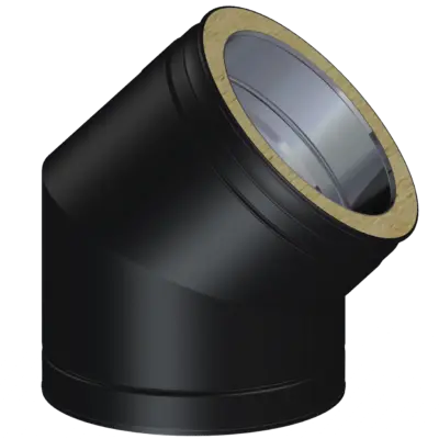 Dinak DW Design Twin Wall Flue 45 Degree Elbow