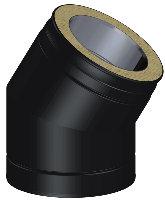 Dinak DW Design Twin Wall Flue 30 Degree Elbow
