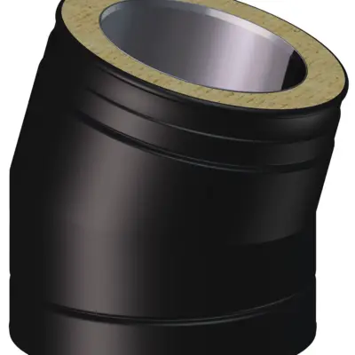 Dinak DW Design Twin Wall Flue 15 Degree Elbow