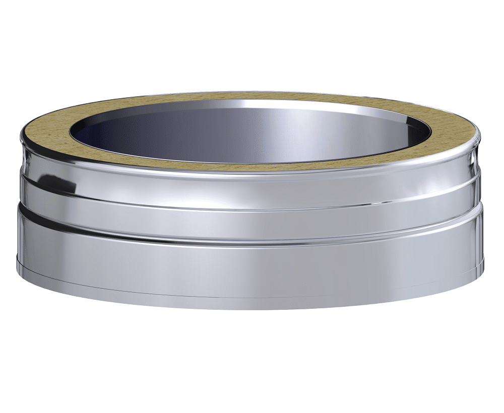 Dinak DW Design Twin Wall Flue Soot Collector Stainless Steel