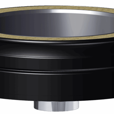 Dinak DW Design Twin Wall Flue Soot Collector With Drain