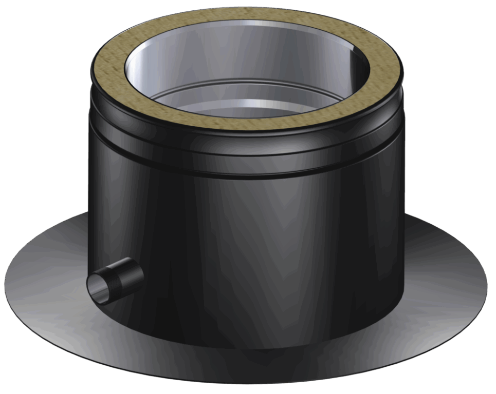 Dinak DW Design Twin Wall Base Plate With Drain