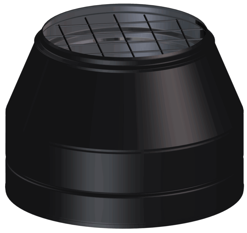 Dinak DW Design Twin Wall Open Terminal With Mesh