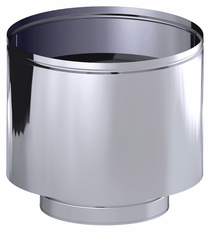 Dinak DW Design Twin Wall Weathering Cap Pro Stainless Steel