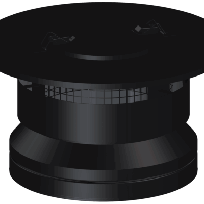 Dinak DW Design Twin Wall Weathering Cap With Mesh And Inspection Door