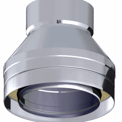 Dinak DW Design Twin Wall Adaptor DW Design - SW Stainless Steel