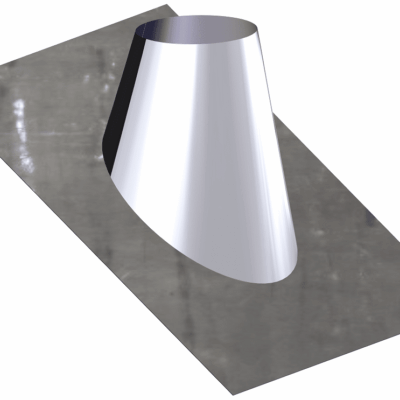 Dinak DW Design Twin Wall Adjustable Flashing 30/45 Degree Stainless Steel