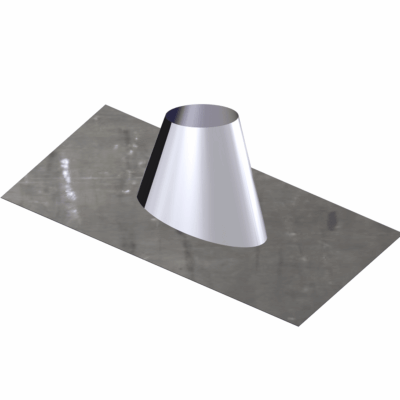 Dinak DW Design Twin Wall Adjustable Flashing 5/30 Degree Stainless Steel