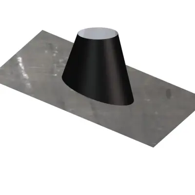 Dinak DW Design Twin Wall Adjustable Flashing 5/30 Degree Black