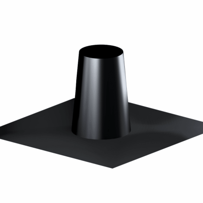 Dinak DW Design Twin Wall Flat Flashing H300 Inox Base