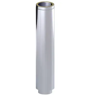 Dinak DW Design Twin Wall Starter Pipe 995-1130mm Stainless Steel