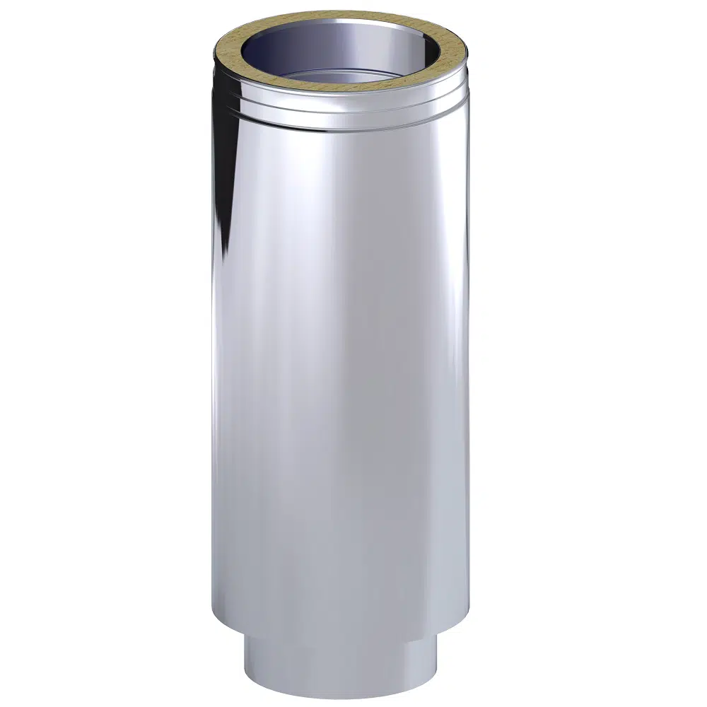 Dinak DW Design Twin Wall Starter Pipe 495-630mm Stainless Steel