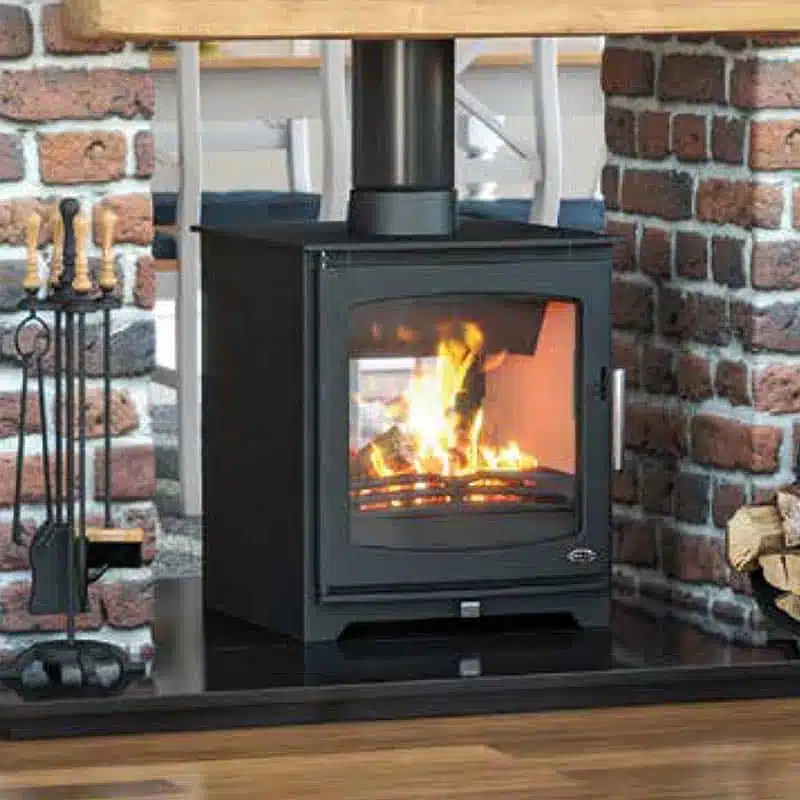 Henley Hazelwood Double Sided Freestanding Woodburning Stove - Image 2