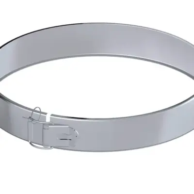 Dinak DW Design Twin Wall Locking Band With Quick Fastener Stainless Steel