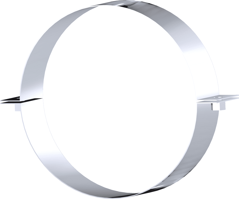 Dinak DW Design Twin Wall Roof Support Double Angular Profiles Stainless Steel